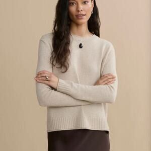 Jenni Kayne Everyday Sweater in "Oatmeal" Size Small